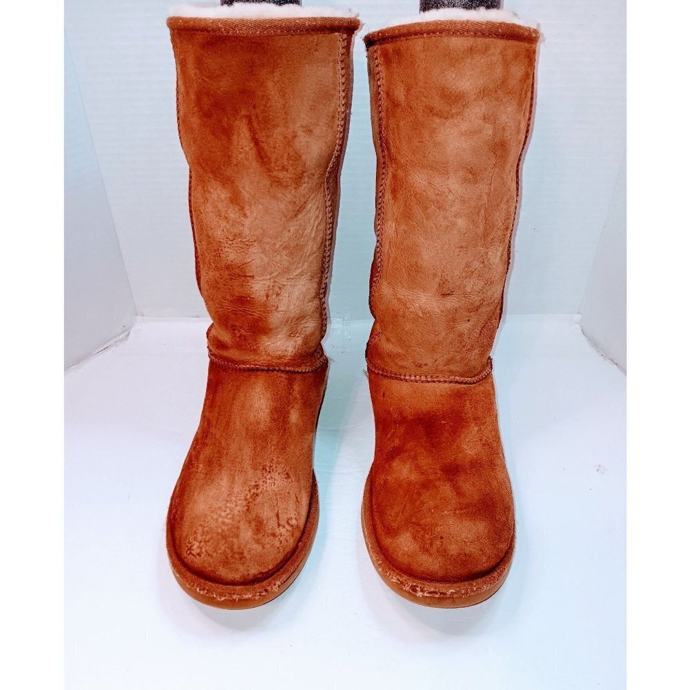Ugg Tan Suede Women's Mid - Calf Boots